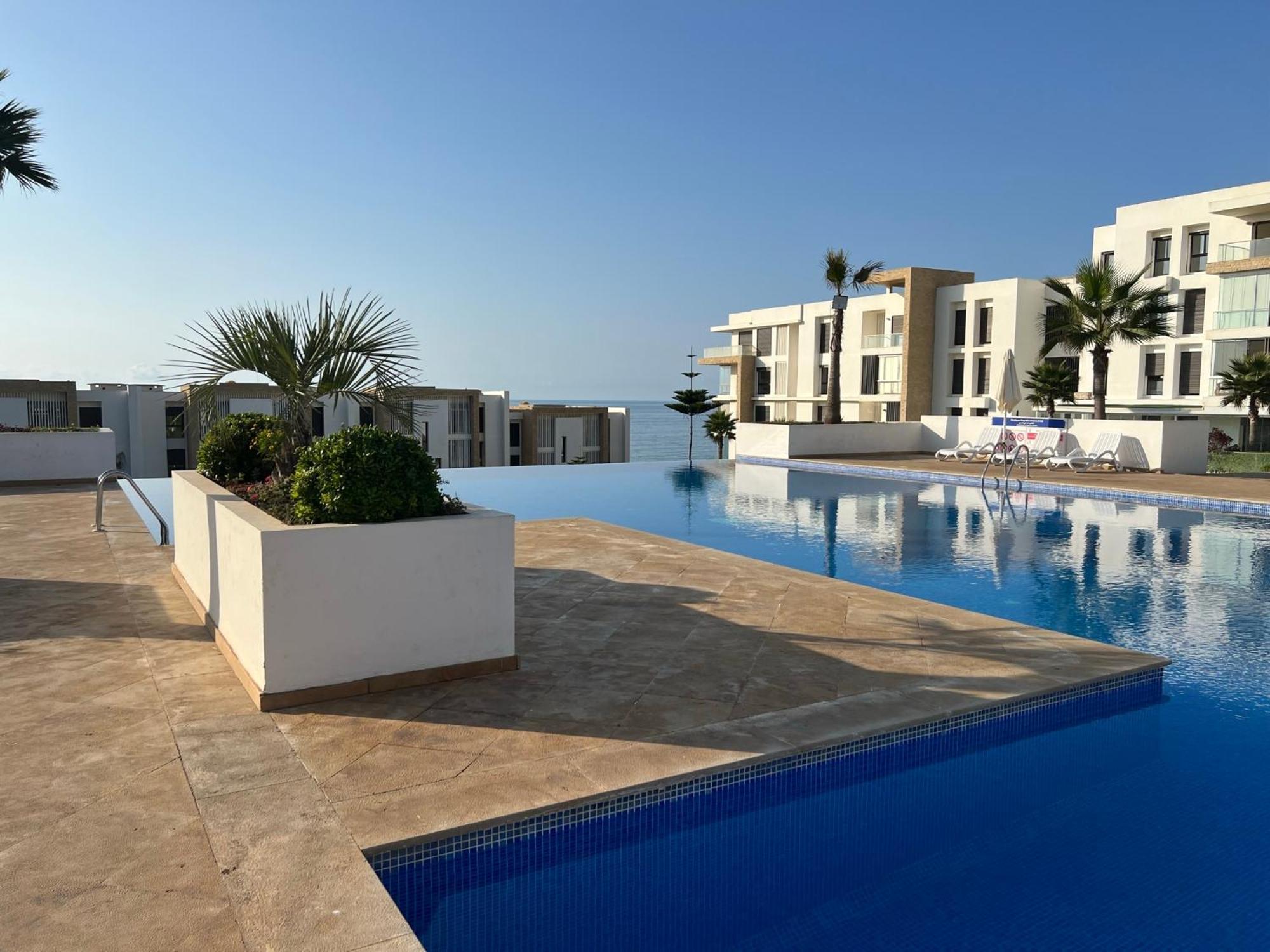 2 Bedroom Apartment With Sea View And Private Pool Sidi Bouqnadel Экстерьер фото